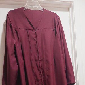 Maroon/Dark Burgundy Unisex Graduation Robe Sleeves 23.5/51in L